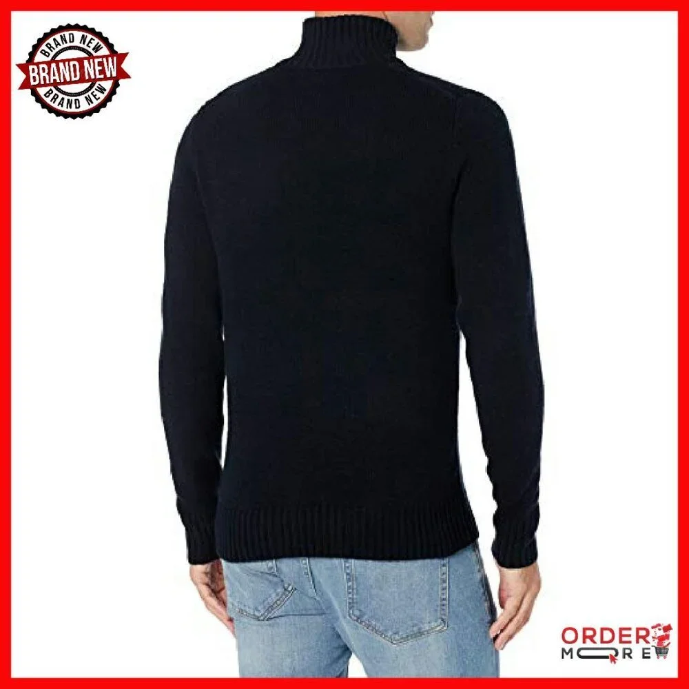 Men's Soft Touch Turtleneck Sweater, Regular Fit, Cotton Blend